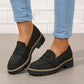 👢Women's Comfortable Chunky Slip On Platform Loafers