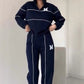 ✨Winter Offer💖Casual Line Sweatshirt 2-Piece Set