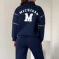 ✨Winter Offer💖Casual Line Sweatshirt 2-Piece Set