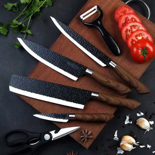 🔥🖤 Enjoy a quality life: 50% discount 🔥 British professional chef knife set -6 pieces