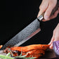 🎅Christmas Specials 50% OFF🎁🎄Professional Stainless Steel Kitchen Knife Set（chef's knife, meat knife, utility knife,fruit knife,kitchen scissors, peeler.）