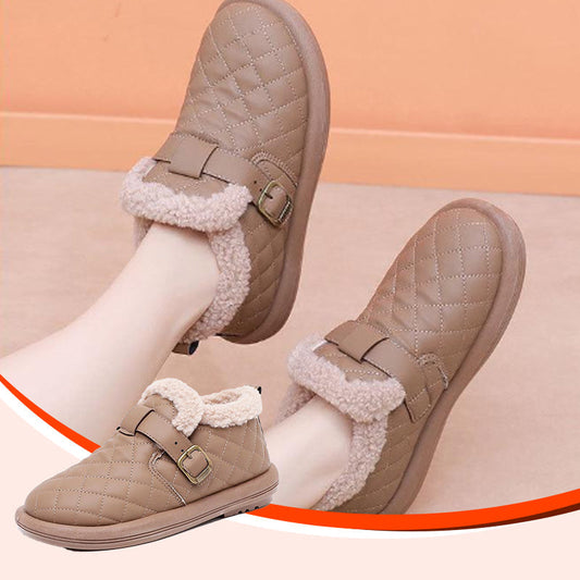 Women's Winter Plush Slip-On Flat Shoes