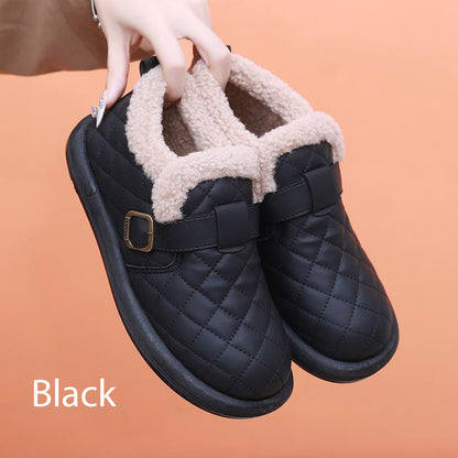 Women's Winter Plush Slip-On Flat Shoes