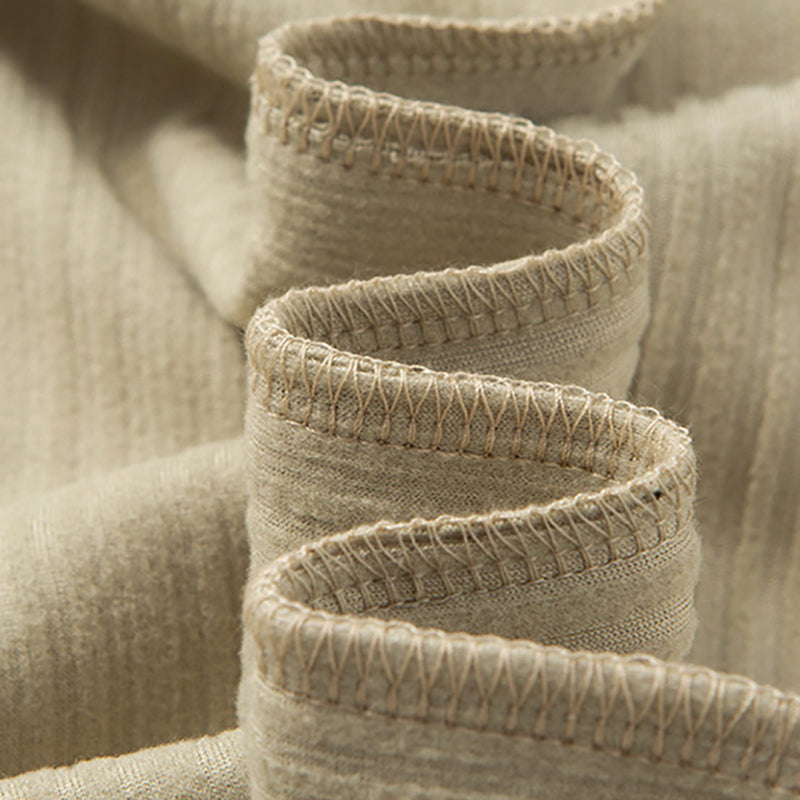 Casual Long-Sleeved Shirt in Skin-Friendly Fabric