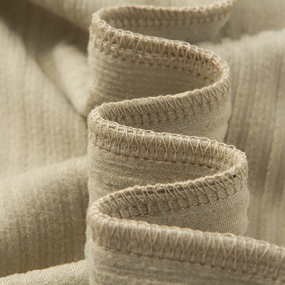 Casual Long-Sleeved Shirt in Skin-Friendly Fabric