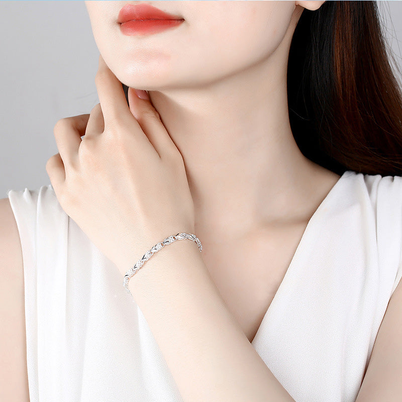 🎅 HOLIDAY HAUL SALE✨Elegant Sparkling Lucky Clover Bracelet🍀