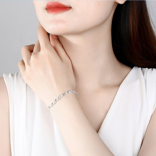 🎅 HOLIDAY HAUL SALE✨Elegant Sparkling Lucky Clover Bracelet🍀