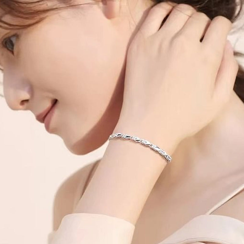 🎅 HOLIDAY HAUL SALE✨Elegant Sparkling Lucky Clover Bracelet🍀