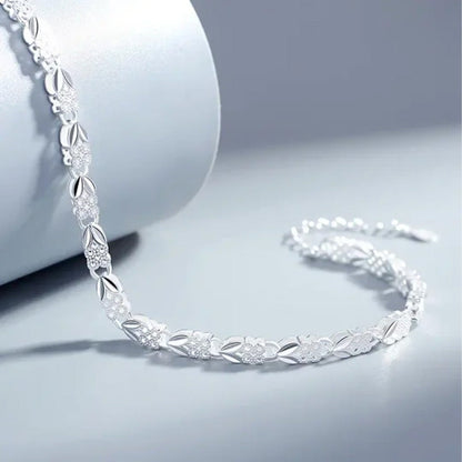 🎅 HOLIDAY HAUL SALE✨Elegant Sparkling Lucky Clover Bracelet🍀