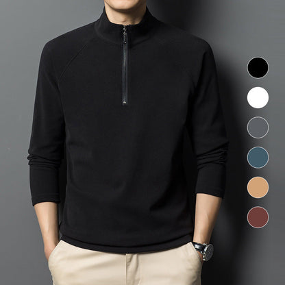 🔥Hot Sale🏆Men's Warm Long Sleeve Quarter Zip Sweatshirt