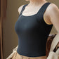 2-Piece Set💕Women’s U Neck Thermal Tank Tops with Built-In Bra