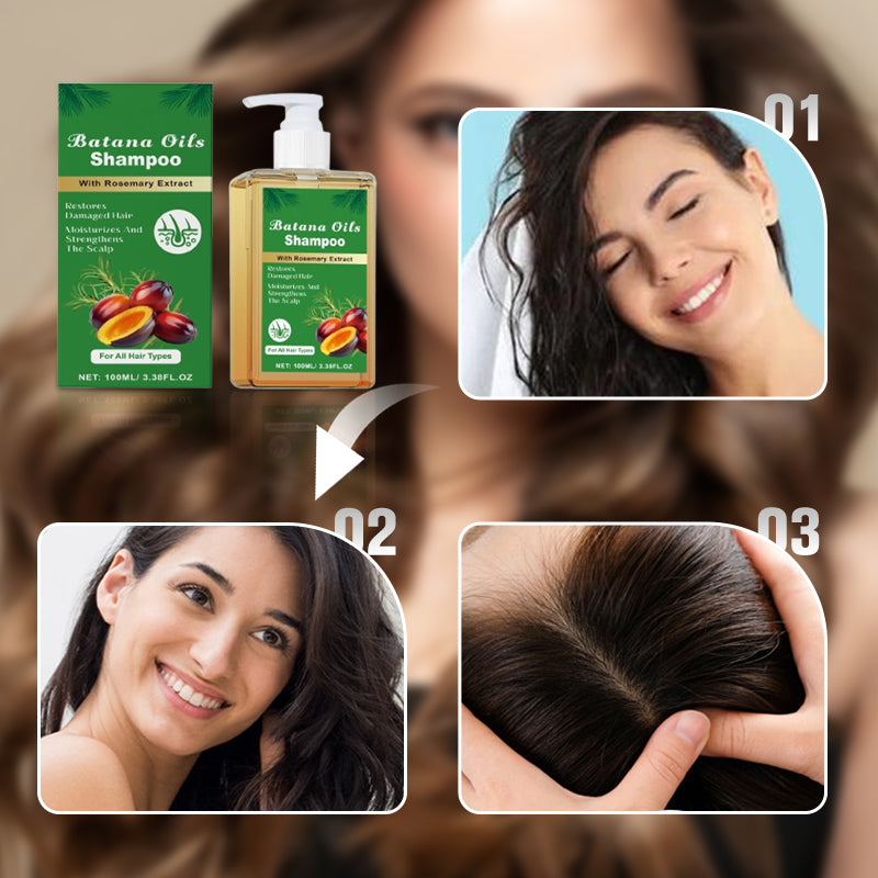 🏆Buy 3 Get 2 Free ✨👧Batana Oil Shampoo with Rosemary Extract🌸