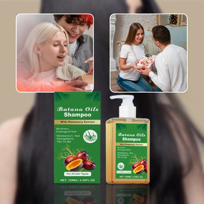 🏆Buy 3 Get 2 Free ✨👧Batana Oil Shampoo with Rosemary Extract🌸