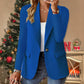 Women's Minimalist Solid Button Lapel Collar Blazer