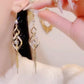 Sparkling Double Rhinestone Earrings