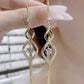 Sparkling Double Rhinestone Earrings