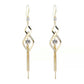 Sparkling Double Rhinestone Earrings