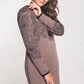💃2025 New Arrival Pre-Sale✨Printed Straight Long Sleeve Crew Neck Dress