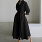 💥2025 New Hot Sale💕Women's Plain Cotton Lapel Shirt Wrap Dress