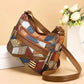 👜New Fashion PU Soft Leather Color Matching Shoulder Bag