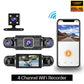 ✨ Driving Security ✨4-Channel 1080P Car Recorder