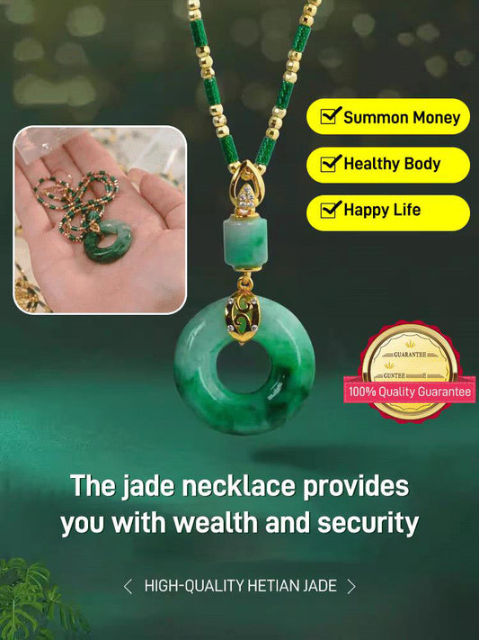 The Best Gift - Hetian Jade Blessing Safety Peace Buckle