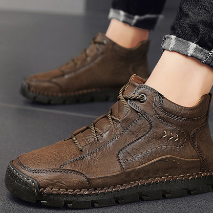 🔥LIMITED SALE 50% OFF🔥Handcrafted Men's Leather Shoes - Relieve Foot Pain