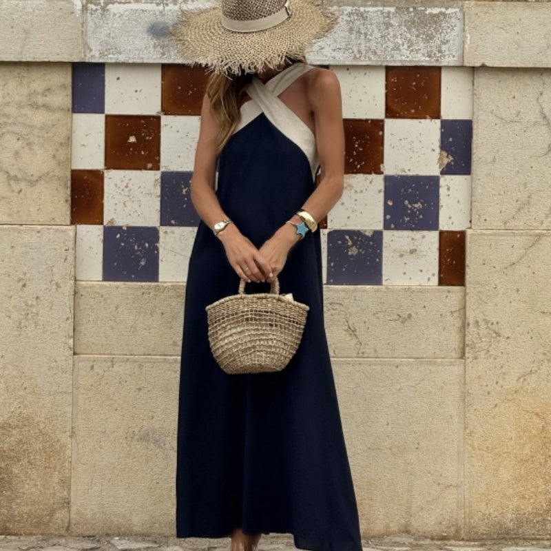 🌸Summer Specials🌸 Women's Halter Neck Sleeveless Maxi Dress