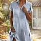 👗🌸Women's Stylish Printed Casual V-Neck Dress