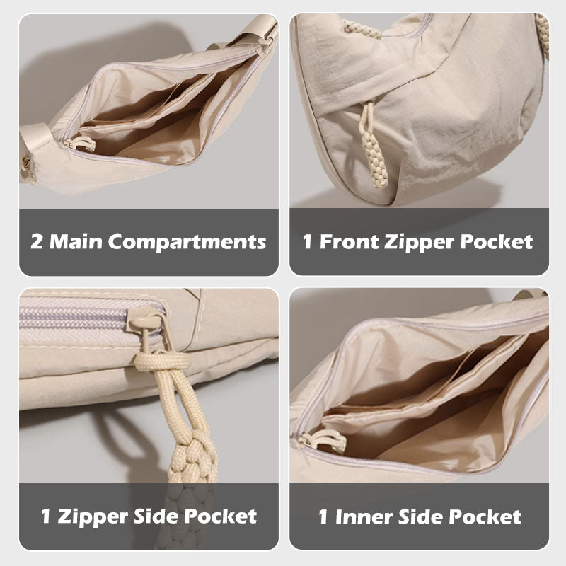 🔥Hot Sale Offers 60% Off💥Unisex Large Capacity Nylon Crossbody Bag