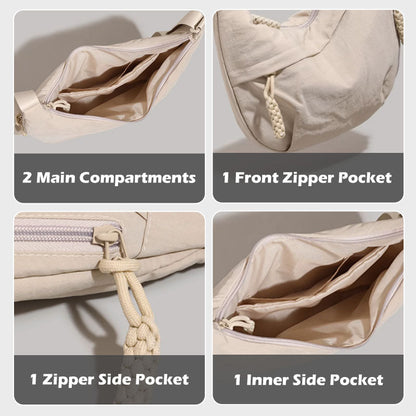 🔥Hot Sale Offers 60% Off💥Unisex Large Capacity Nylon Crossbody Bag