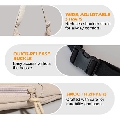 🔥Hot Sale Offers 60% Off💥Unisex Large Capacity Nylon Crossbody Bag