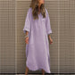 What should I wear tomorrow?💕Women’s Casual Solid Color Long Sleeve Dress with Pockets