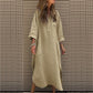 What should I wear tomorrow?💕Women’s Casual Solid Color Long Sleeve Dress with Pockets