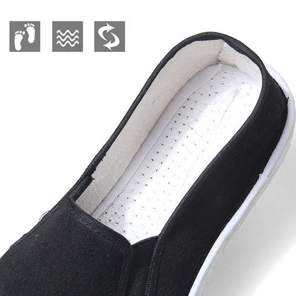 Unisex Breathable Thousand-Layer Slip-On Cloth Work Shoes