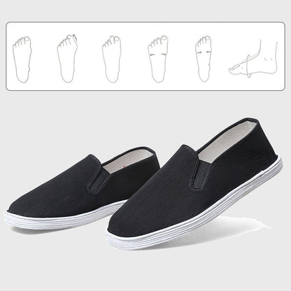 Unisex Breathable Thousand-Layer Slip-On Cloth Work Shoes