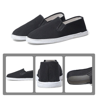 Unisex Breathable Thousand-Layer Slip-On Cloth Work Shoes