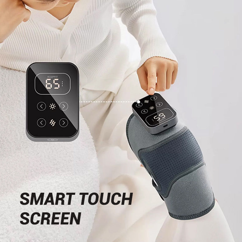 🔥 50% OFF! 🦵 ELECTRONIC KNEE PADS - 3 Heat Levels & Vibration Massage, Rechargeable Battery with Adjustable Strap, Perfect for Pain Relief and Sports Recovery 🌟🧴