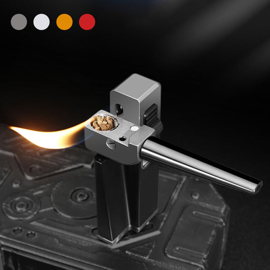 🎉Limited Time Offer💥Slant Flame Inflatable tobacco Pipe Dual Purpose Lighter