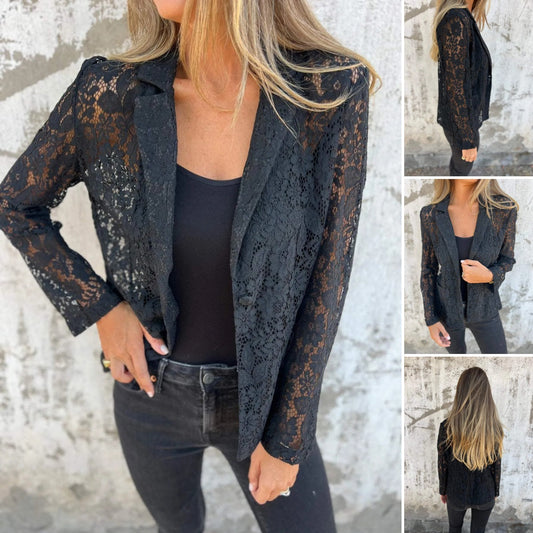 🔥 Hot Sale 42%OFF🔥All-Over Lace Mesh Blazer