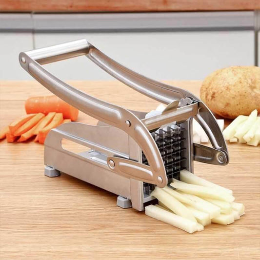 🔪 50% Off! 🥒 Potato and Cucumber Slicer – Stainless Steel – 4 Suction Cups & Professional-Grade Blades – Designed for the Kitchen