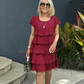 🔥HOT SALE 48% OFF🔥Women's Casual Wave Cut Ruffle Dress