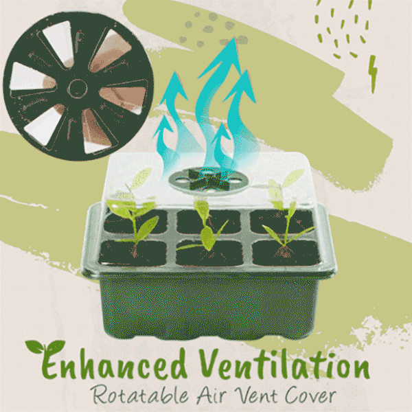 🔥HOT Sale 49%OFF - ✨️Adjustable Humidity Seed Starter Trays
