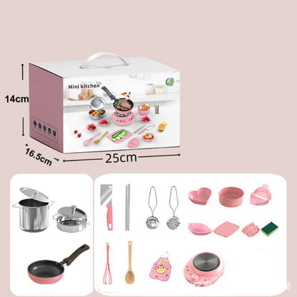 💖💖💖Children's Real Cooking Mini Kitchen Toys - 22 PCS Set