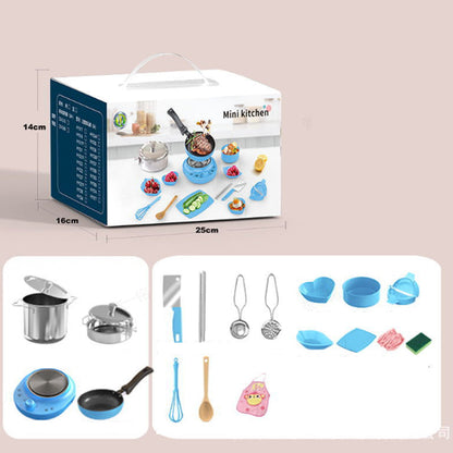 💖💖💖Children's Real Cooking Mini Kitchen Toys - 22 PCS Set