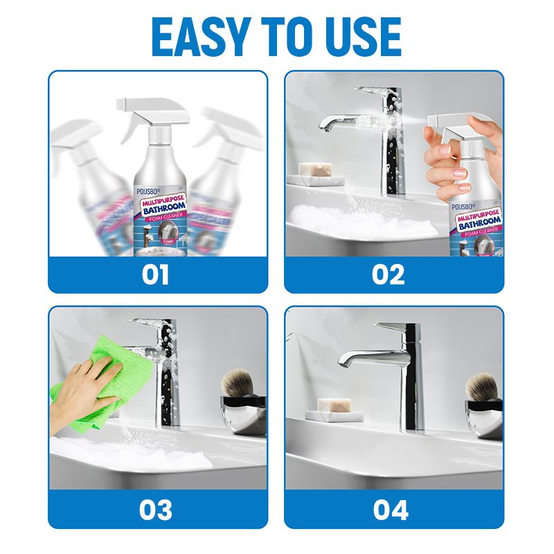 🏆🏡🌟Buy 3 get 2 free🌟Multipurpose Bathroom Foam Cleaner