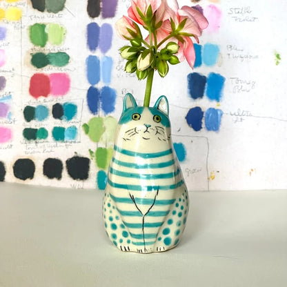 💝Hot Sale 50% OFF💝Polka Dot Cat Vase🐱💐