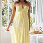 ☀️ Summer Special – 47% Discount! 🌴Women's Elegant Spaghetti Strap Sexy Deep V -Neck Dress