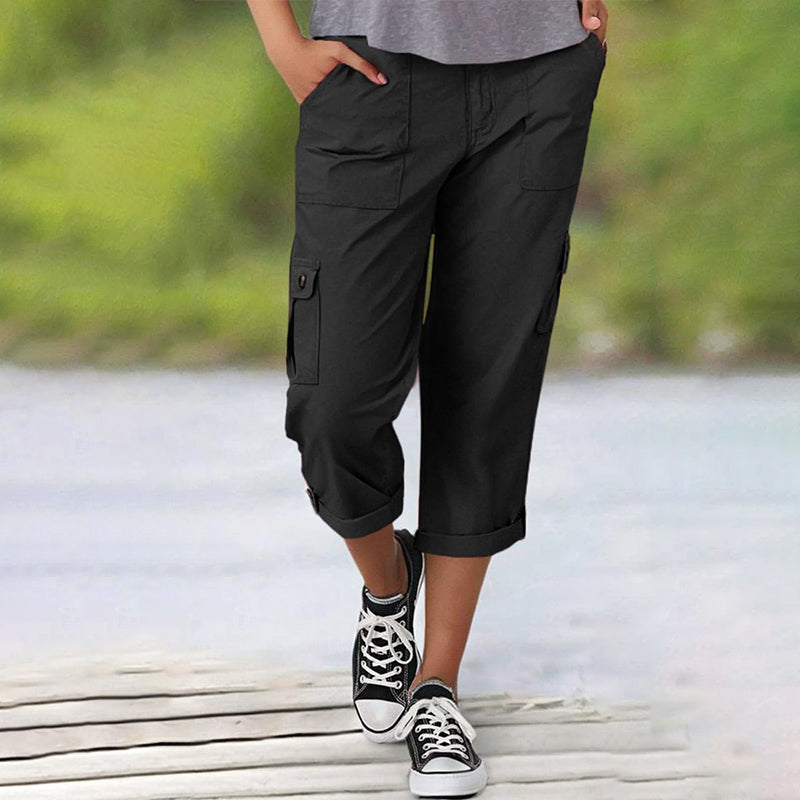🔥 Hot Sale 🔥Women's High Elasticity Multi-pocket Casual Shorts