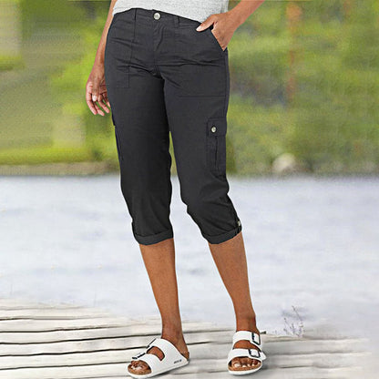🔥 Hot Sale 🔥Women's High Elasticity Multi-pocket Casual Shorts